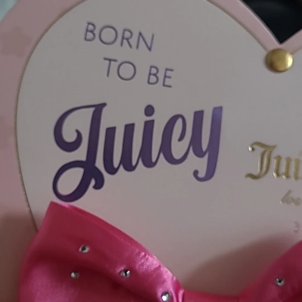 Juicy Couture Pink and Cream Headwrap Set